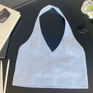 Baby Blue Halter Top